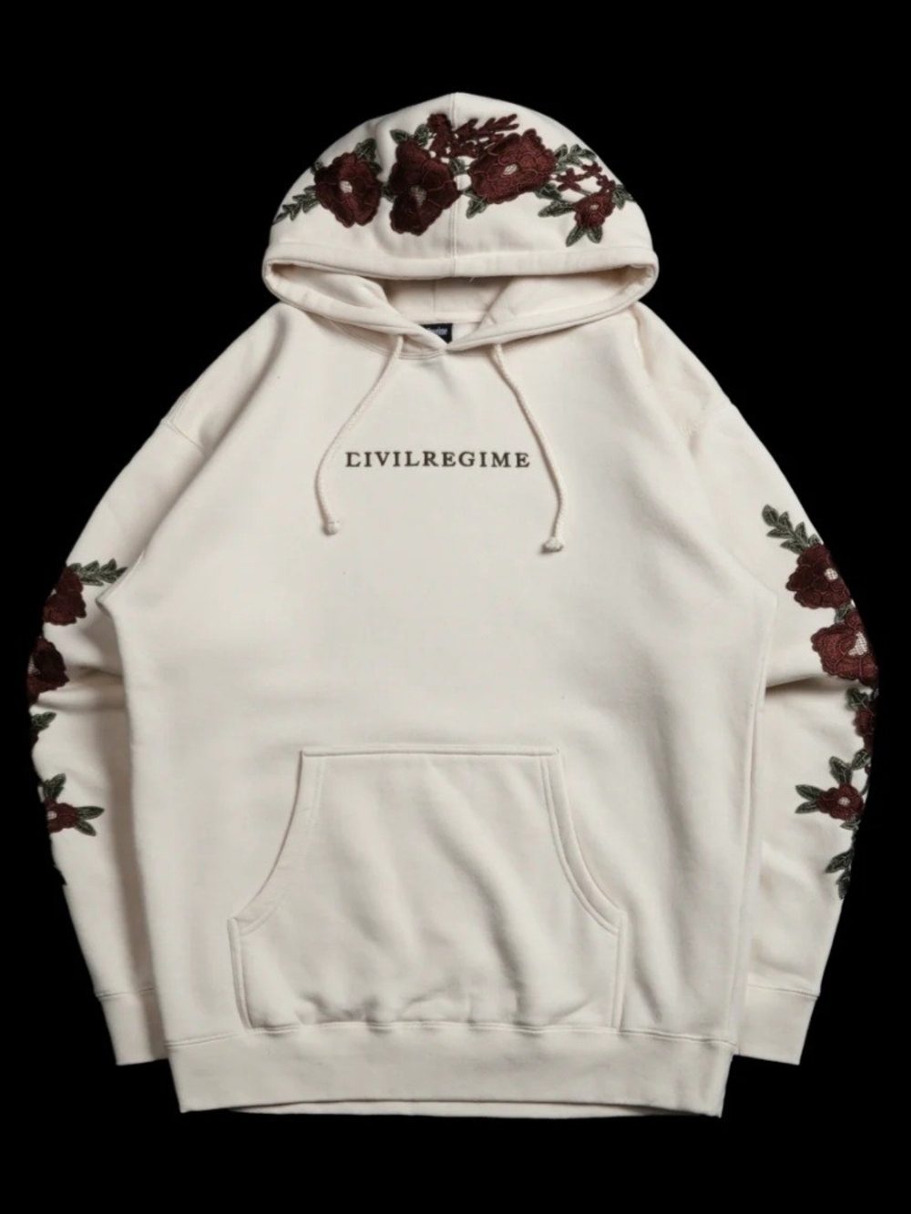 Civil Regime (Brown) Roses Hoodie